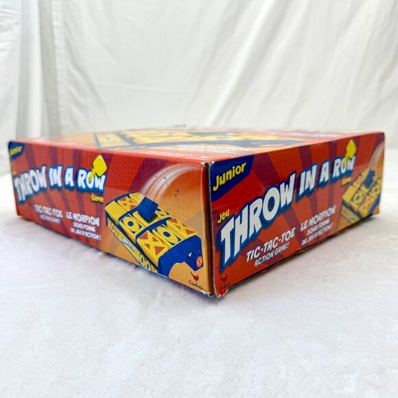 Junior Throw In A Row Tic-Tac-Toe Action Game Cardinal Games 100% Complete - Picture 9 of 9